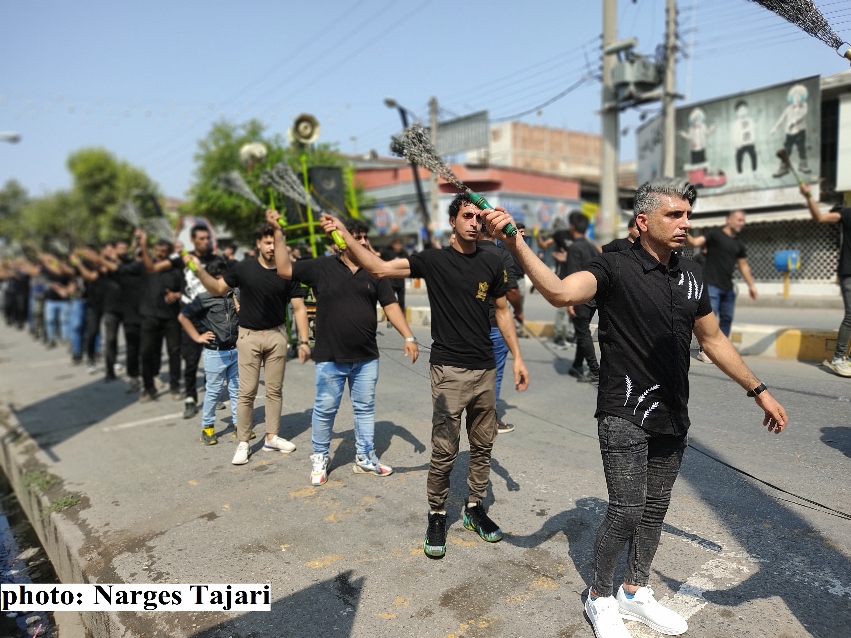دسته روی عزاداران عاشورای حسینی در علی آباد کتول/ تصاویر