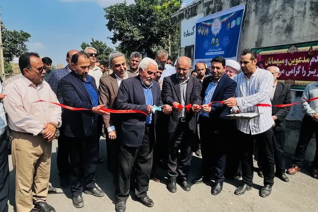 افتتاح ۳۹۲ واحد مسکونی و ۱۰ طرح آسفالت روستایی در علی‌آبادکتول