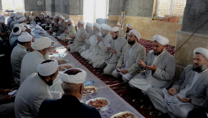 آیین مولود خوانی ترکمن ها در روستای بدارق نوری+ تصاویر