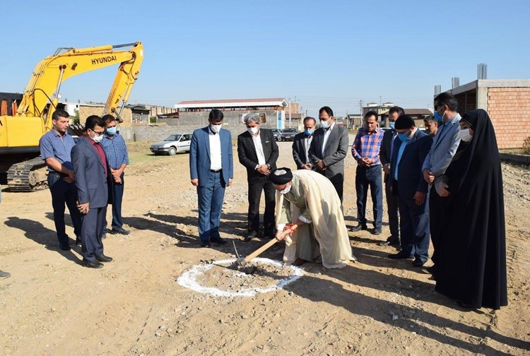 پل جانبازان در علی آباد کتول کلنگ زنی شد+ تصاویر