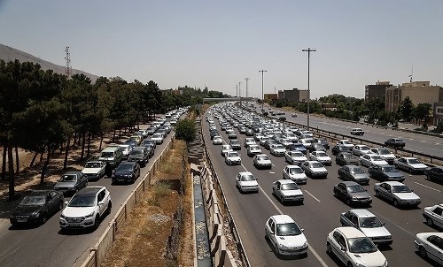 ترافیک نیمه‌سنگین در محورهای ورودی استان گلستان