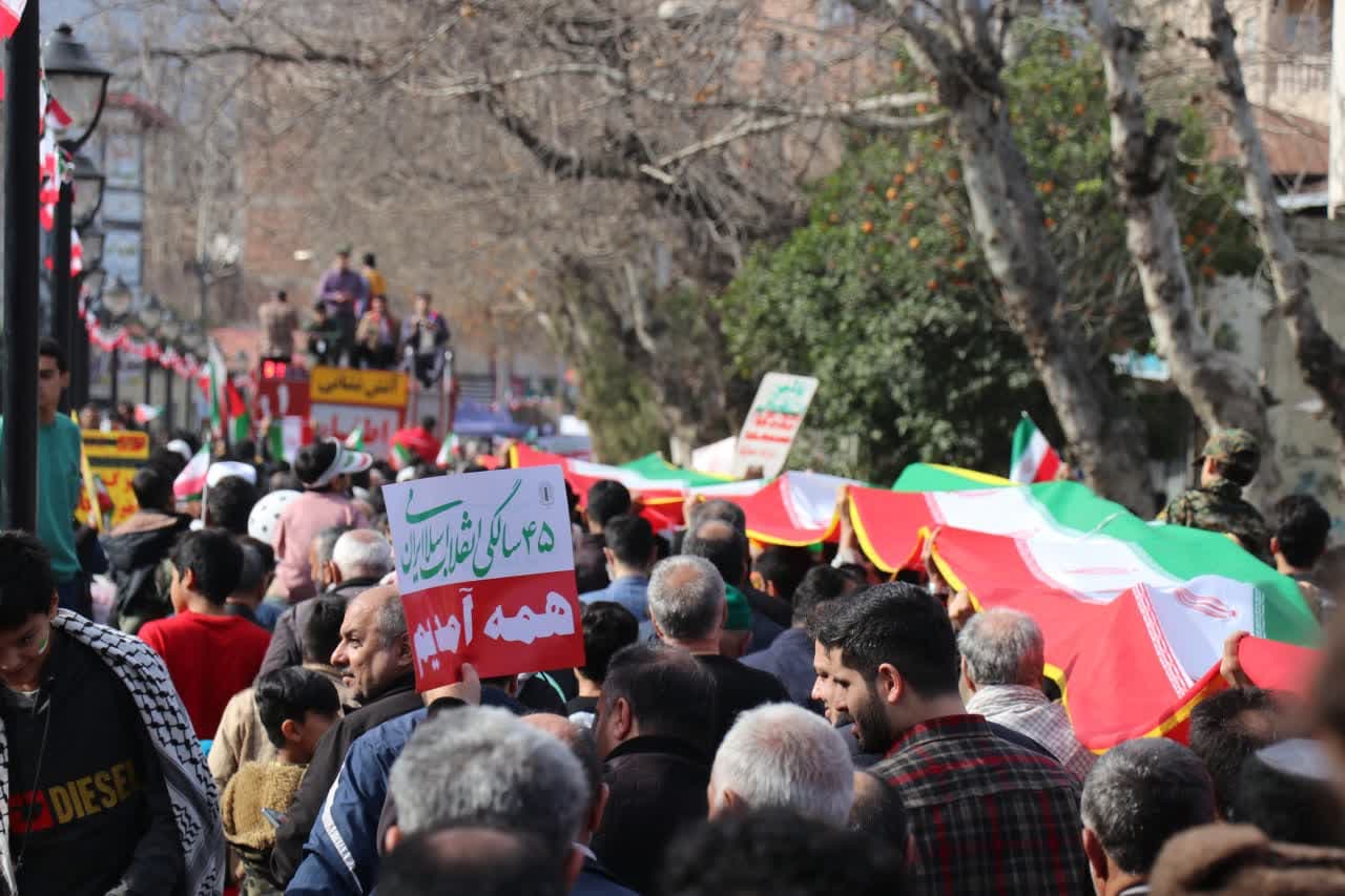 جشن 45 سالگی انقلاب اسلامی در علی آباد کتول/ تصاویر
